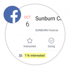 Buy Facebook event interested